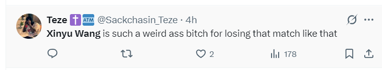 的失败者, 瑜赛后不跟, 负内岛萌夏 的失败者, 瑜赛后不跟, 负内岛萌夏